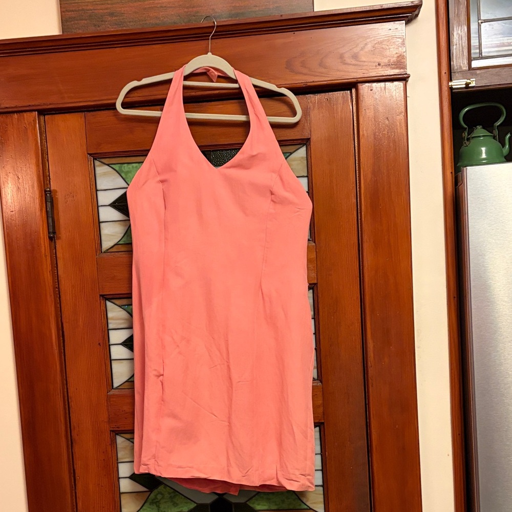 Ann Taylor Pink Linen Blend Dress